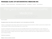 Tablet Screenshot of pannaturopathic.com